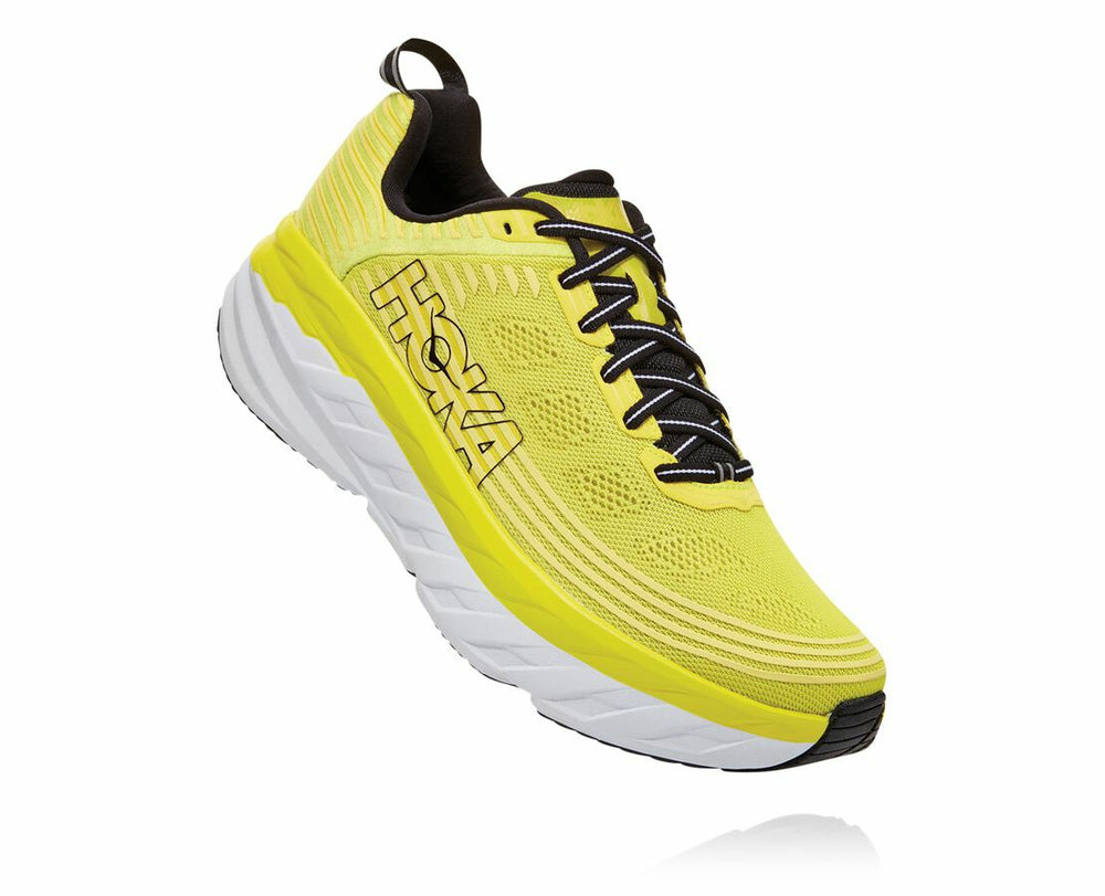 HOKA|Men's Bondi 6 Citrus / Anthracite