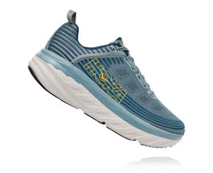 HOKA|Men's Bondi 6 Lead / Majolica Blue