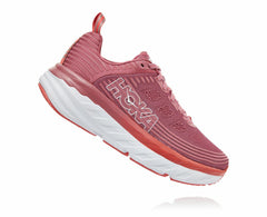 HOKA|Women's Bondi 6 Heather Rose / Lantana