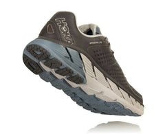 HOKA|Women's Gaviota Leather Charcoal / Tradewinds