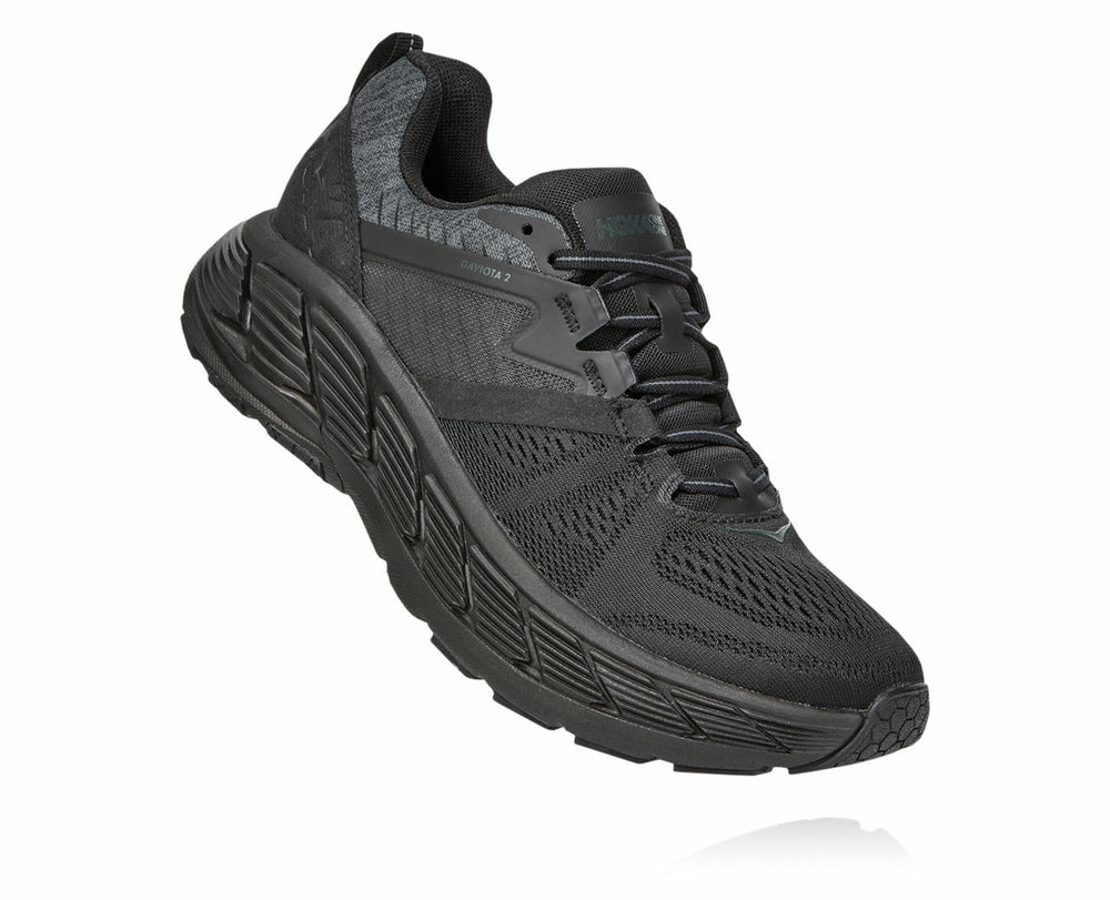 HOKA|Men's Gaviota 2 Black / Dark Shadow