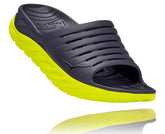HOKA|Men's ORA Recovery Slide Odyssey Grey / Evening Primrose