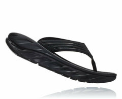 HOKA|Men's ORA Recovery Flip Black / Dark Gull Gray