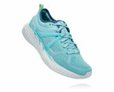 HOKA|Women's Tivra Antigua Sand / Wan Blue