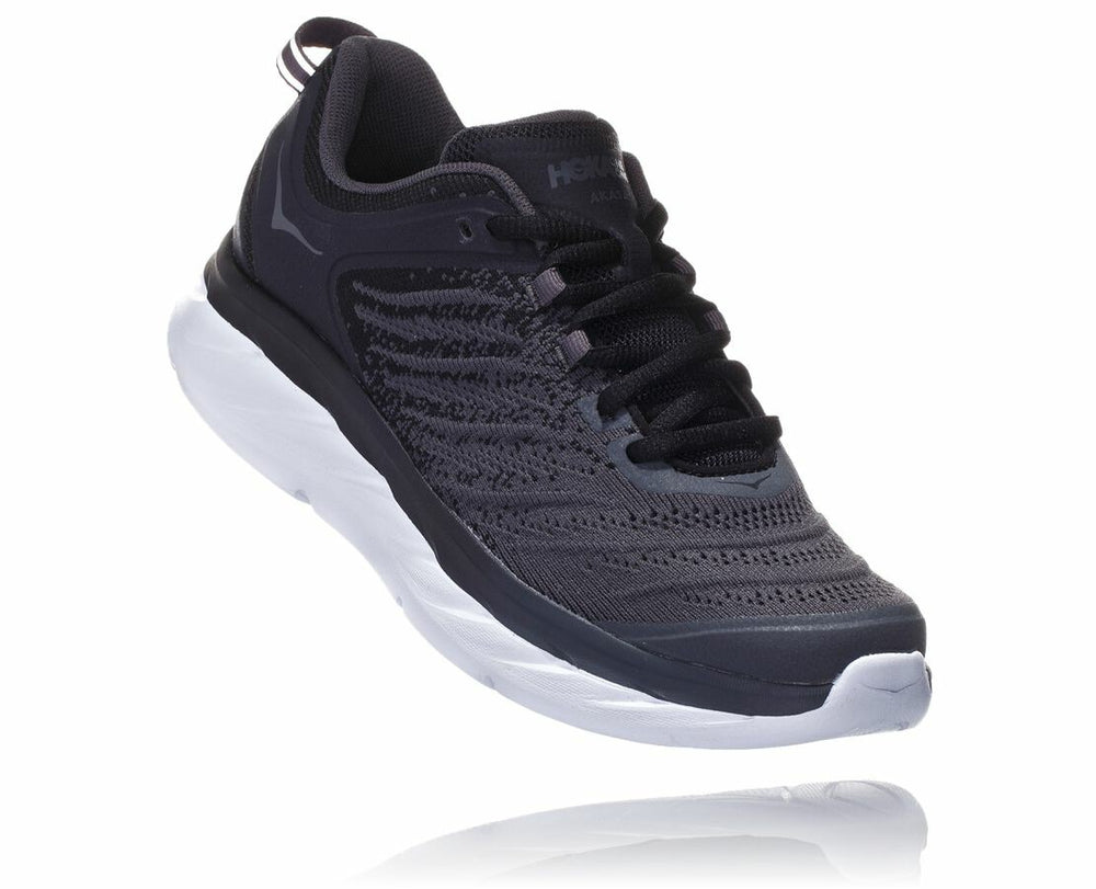 HOKA|Men's Akasa Black / Dark Shadow