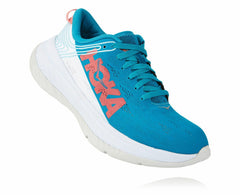 HOKA|Women's Carbon X Caribbean Sea / White