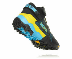 HOKA|Men's Arkali Black / Cyan / Citrus