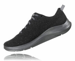 HOKA|Men's Hupana Flow Wool Black / Dark Shadow