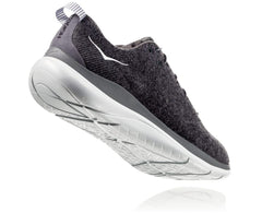 HOKA|Men's Hupana Flow Wool Dark Shadow / Charcoal Gray