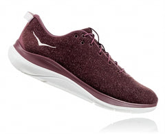 HOKA|Women's Hupana Flow Wool Rose Brown / Evening Sand