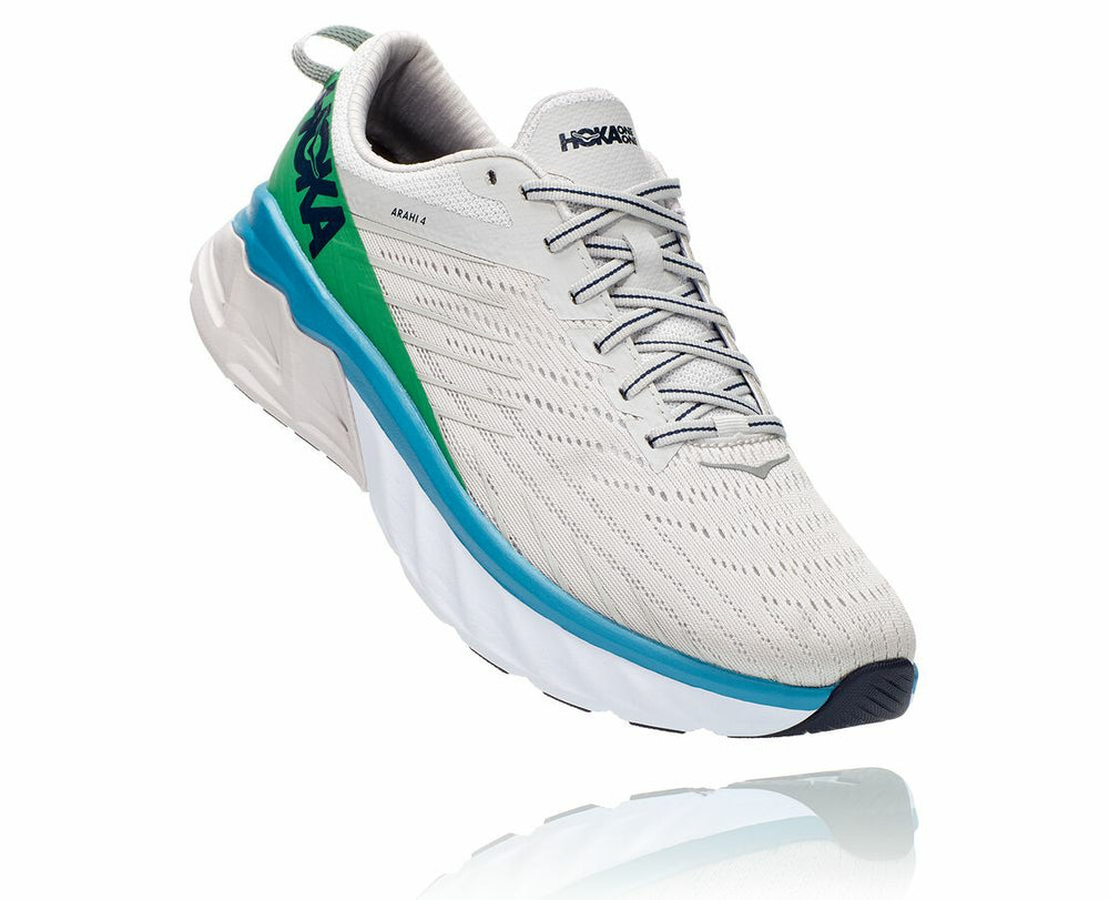 HOKA|Men's Arahi 4 Lunar Rock / Nimbus Cloud