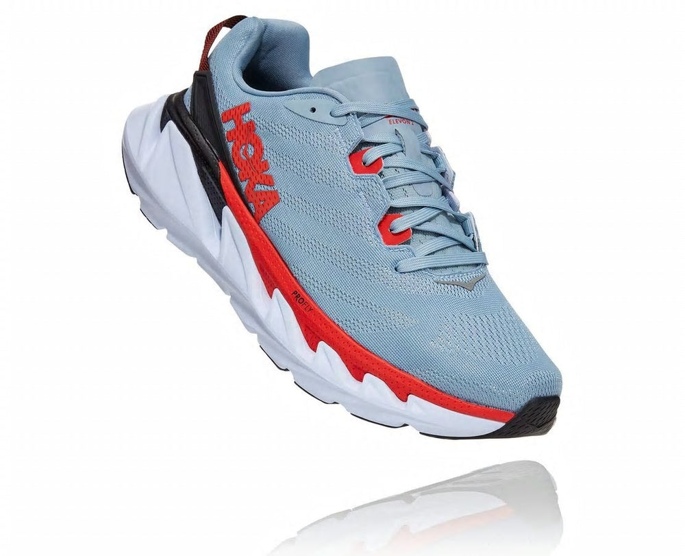 HOKA|Men's Elevon 2 Blue Fog / Fiesta