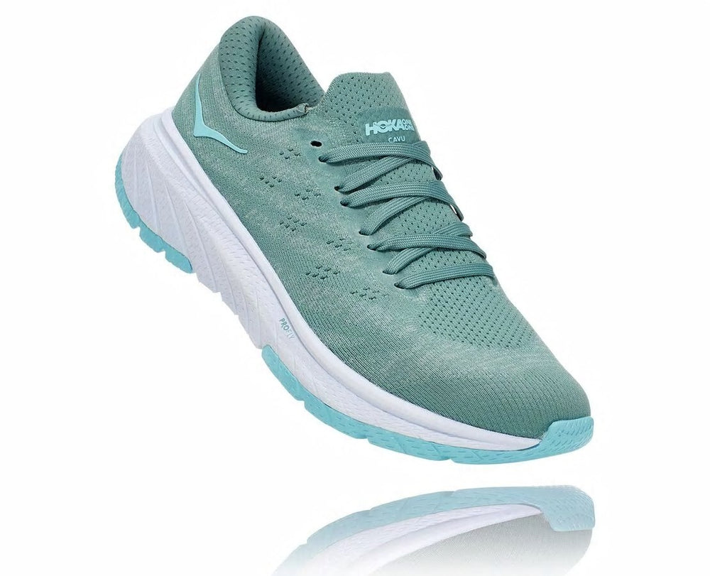 HOKA|Women's Cavu 3 Oil Blue / White