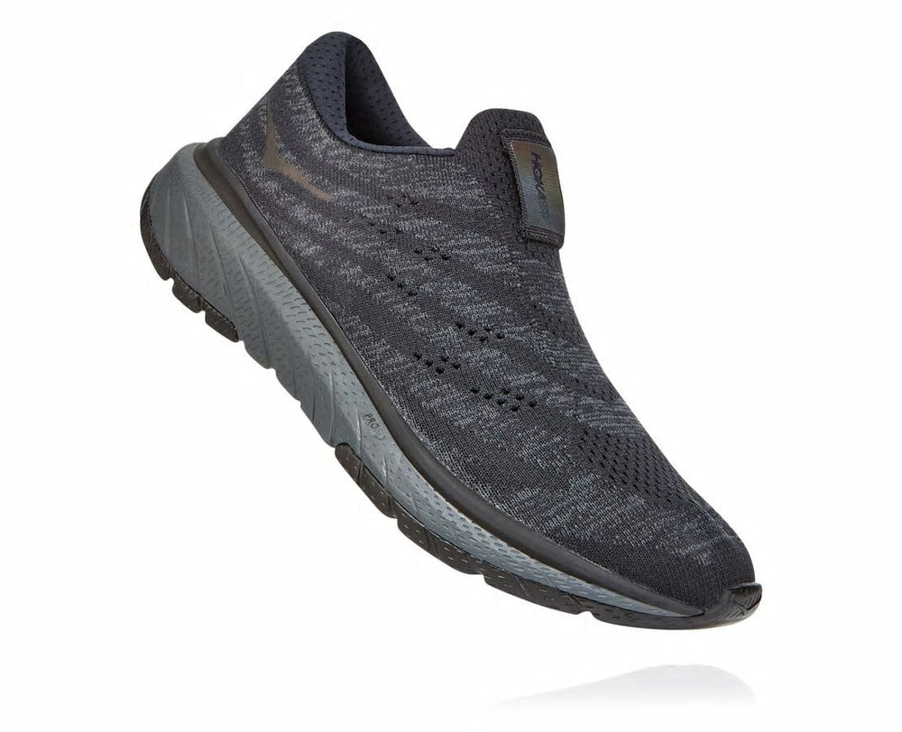 HOKA|Women's Cavu 3 Slip Black / Dark Shadow