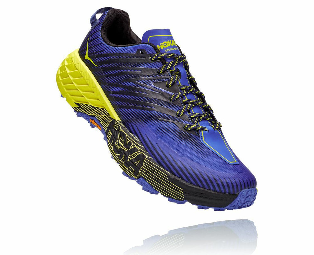 HOKA|Men's Speedgoat 4 Black Iris / Evening Primrose