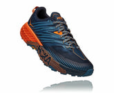 HOKA|Men's Speedgoat 4 Real Teal / Persimmon Orange