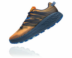 HOKA|Men's Speedgoat 4 Saffron / Black Iris