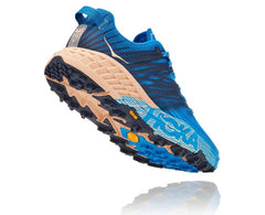 HOKA|Women's Speedgoat 4 Indigo Bunting / Bleached Apricot