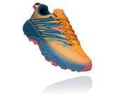 HOKA|Women's Speedgoat 4 Saffron / Provincial Blue