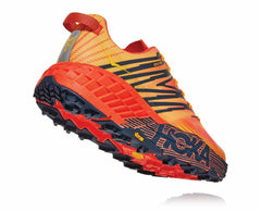 HOKA|Men's Speedgoat 4 GORE-TEX Mandarin Red / Gold Fusion