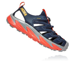 HOKA|Men's Hopara Black Iris / Mandarin Red
