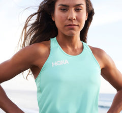 HOKA|Women's Performance Tank Blue Tint