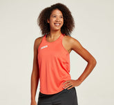 HOKA|Women's Performance Tank Hot Coral
