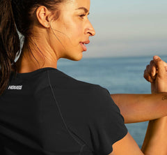 HOKA|Women's Performance Short Sleeve Black