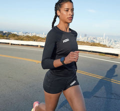 HOKA|Women's Performance Knit 3" Short Black