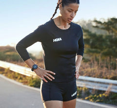 HOKA|Women's Performance Knit 3" Short Black