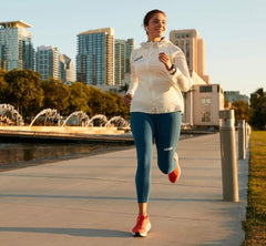 HOKA|Women's Performance Crop Tight Moroccan Blue
