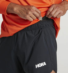 HOKA|Men's Performance Woven 5" Short Black