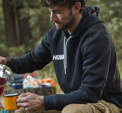 HOKA|Men's Hoodie Black