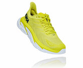 HOKA|Men's Clifton Edge Citrus / White