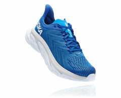 HOKA|Men's Clifton Edge Turkish Sea / White