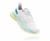HOKA|Women's Clifton Edge Blanc De Blanc / Blue Tint