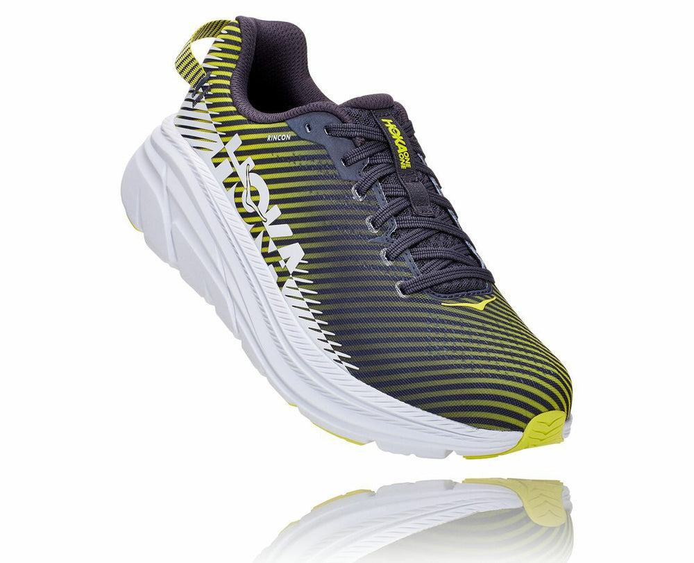 HOKA|Men's Rincon 2 Odyssey Grey / White
