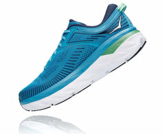 HOKA|Men's Bondi 7 Blue Moon / Moonlit Ocean