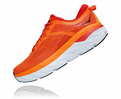 HOKA|Men's Bondi 7 Persimmon Orange / Fiesta