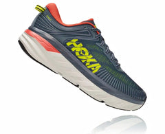 HOKA|Men's Bondi 7 Turbulence / Chili