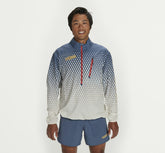 HOKA|Men's Wind-Resistant Jacket Tofu / Vintage Indigo