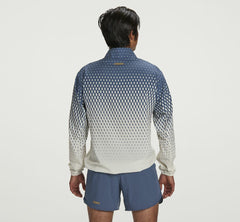 HOKA|Men's Wind-Resistant Jacket Tofu / Vintage Indigo