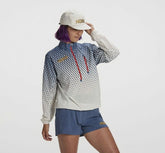 HOKA|Women's Wind-Resistant Jacket Tofu / Vintage Indigo