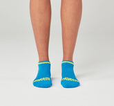 HOKA|All Gender Performance No-Show Sock Diva Blue / Citrus