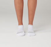 HOKA|All Gender Performance No-Show Sock White