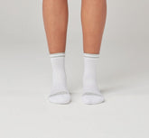 HOKA|All Gender Performance Crew Sock White