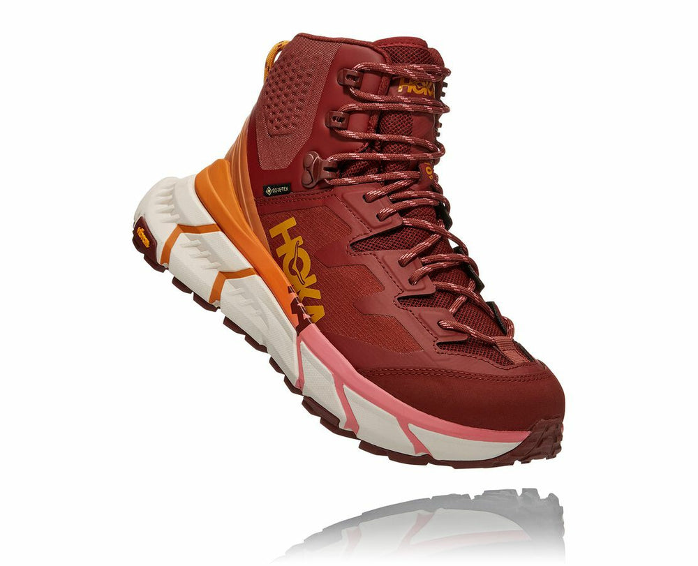 HOKA|Women's TenNine Hike GORE-TEX Cherry Mahogany / Strawberry Ice