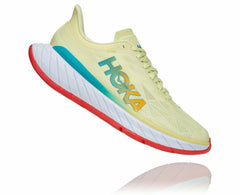 HOKA|Men's Carbon X 2 Luminary Green / Hot Coral