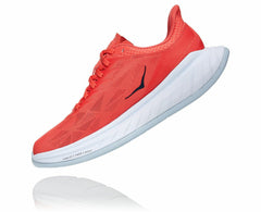 HOKA|Women's Carbon X 2 Hot Coral / Black Iris