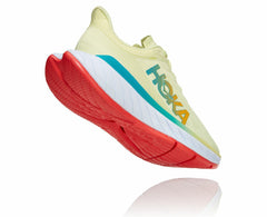 HOKA|Women's Carbon X 2 Luminary Green / Hot Coral